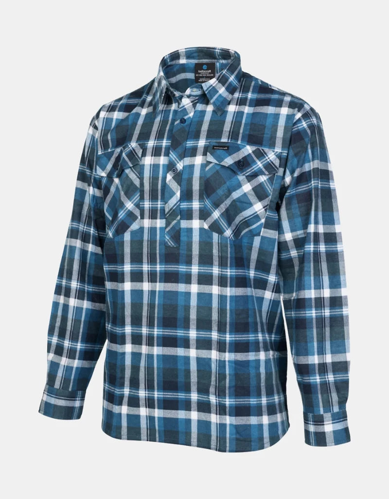 Mens Closed Front LS Shirt