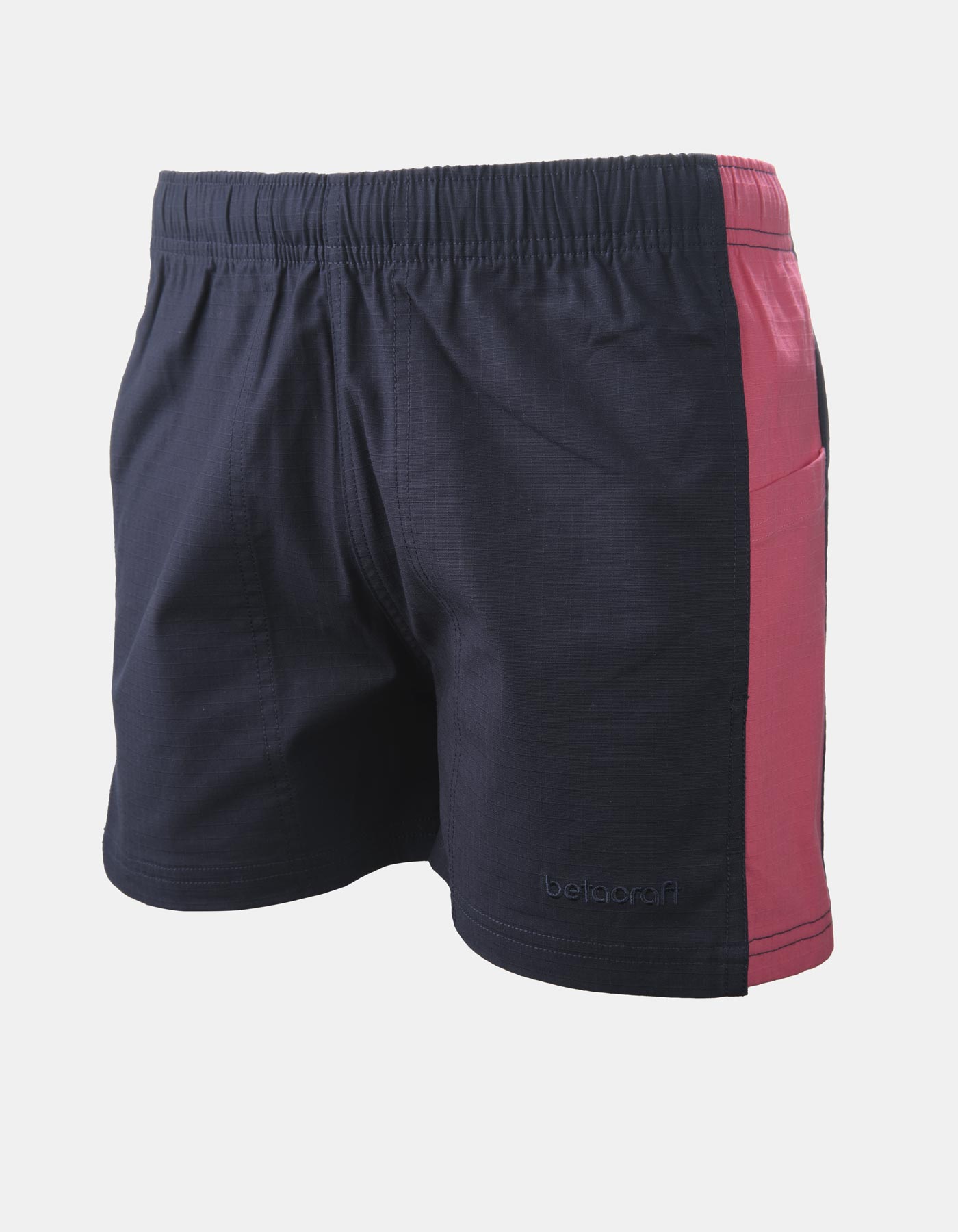 Station Shorts 3 inch Dark Navy Hot Pink