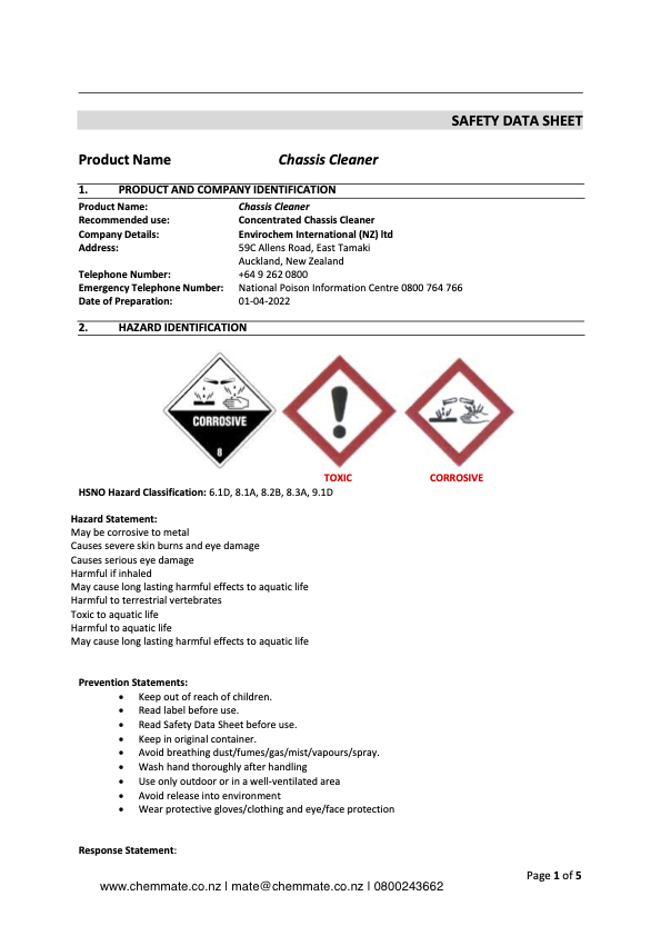 Chassis Cleaner
