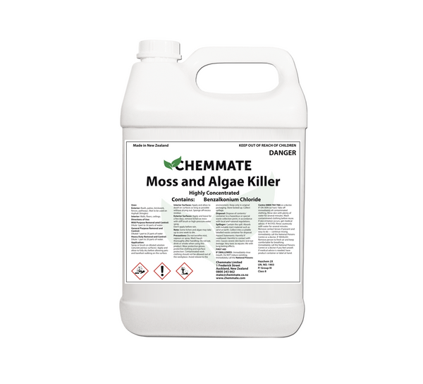 Moss & Algae Killer - Benzalkonium Chloride