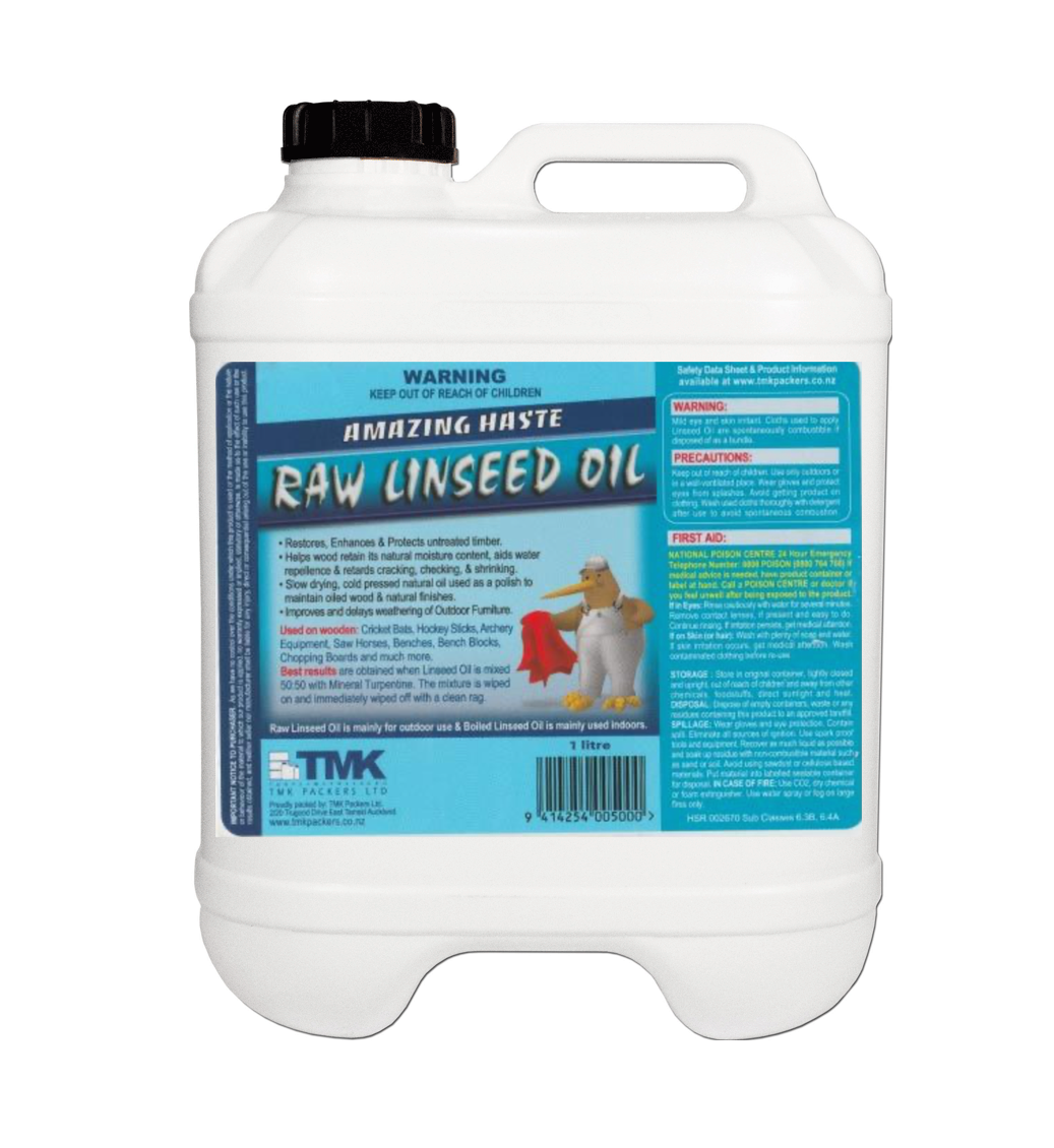Raw Linseed Oil Natural Wood Oil Flaxseed 20L - Chemmate NZ