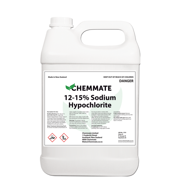 12-15% Sodium Hypochlorite