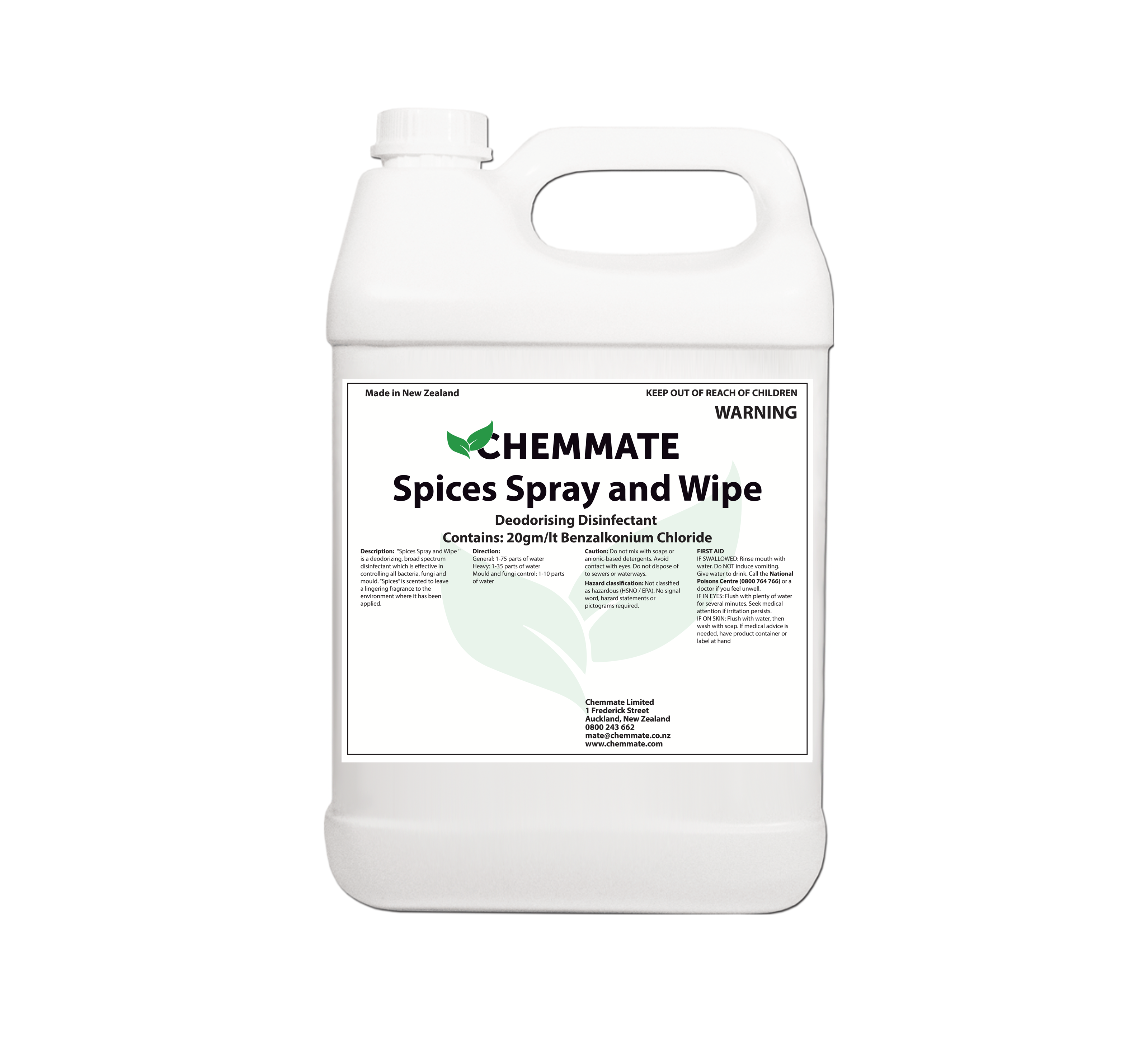 Spices Spray and Wipe