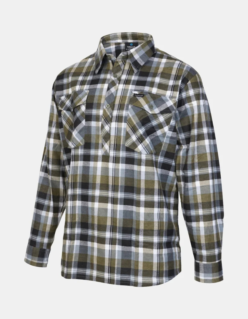 Mens Closed Front LS Shirt