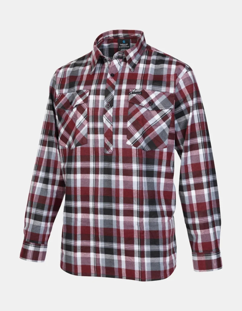 Mens Closed Front LS Shirt