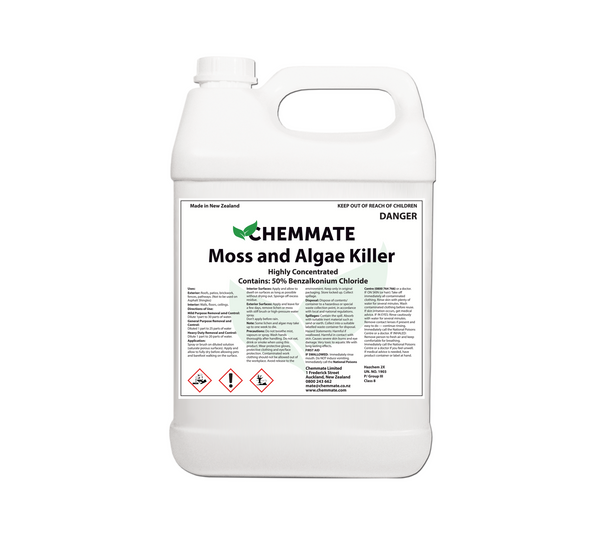 Moss & Algae Killer - 50% Benzalkonium Chloride